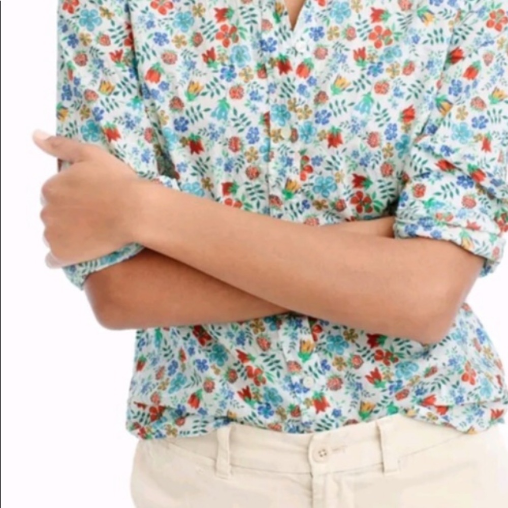 J Crew Edenham Floral, size 8